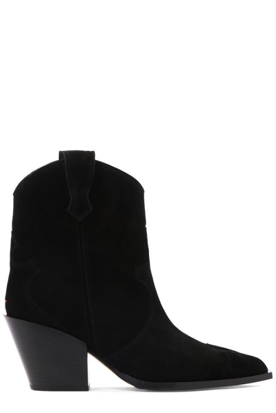 Shop Aeyde Aeydē Albi Ankle Boots In Black