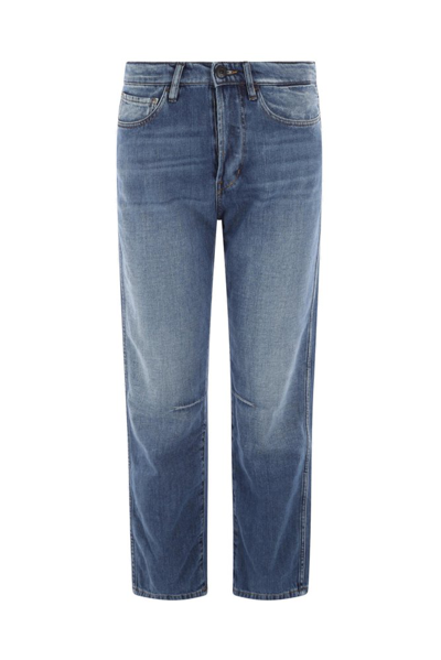 Shop 3x1 High Waist Straight Leg Jeans In Blue