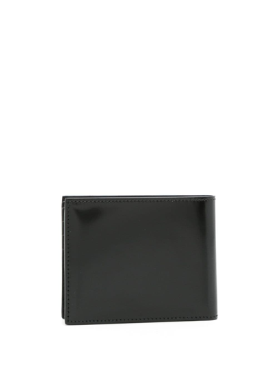 Shop Ferragamo Logo-plaque Bi-fold Wallet In Black