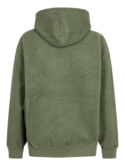 Shop Supreme Inside Out Box Logo "light Olive" Hoodie In Green