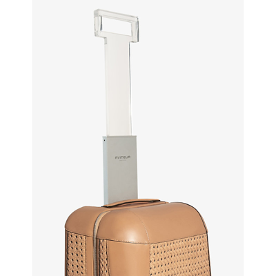 Shop Aviteur Carry-on Leather Suitcase 52cm In Walnut