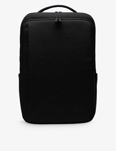 Herschel Supply Co Womens Black Tech Recycled-polyester Backpack In Black