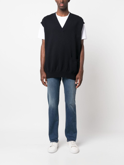 Jacob Cohen Mid-rise Straight Leg Jeans In Blue