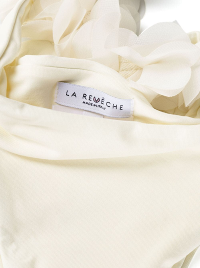 Shop La Reveche Shayna Floral-appliqué Bikini Bottoms In White