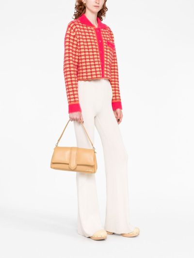 Jacquemus Le Bambimou Leather Shoulder Bag In Neutrals