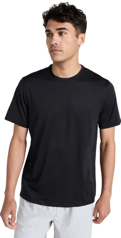 Shop Outdoor Voices Cloudknit Short Sleeve Shirt Black