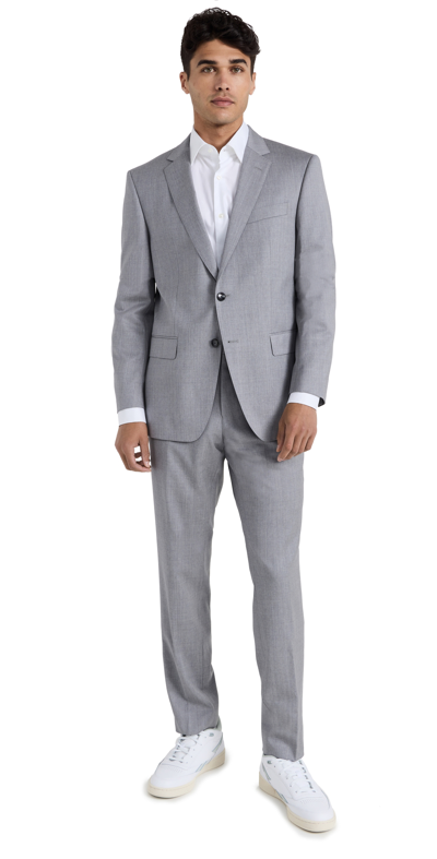 Shop Hugo Boss Slim Fit Suit Grey