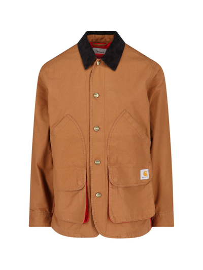 Shop Carhartt 'heston' Jacket In Brown