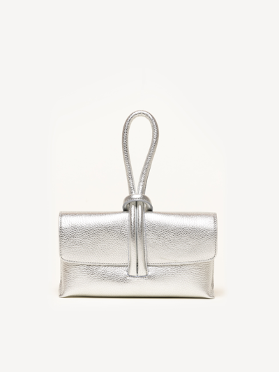 Shop M. Gemi The Francesca Convertible Crossbody In Silver