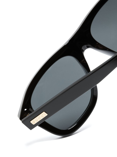 Gucci Square-frame Sunglasses In Schwarz
