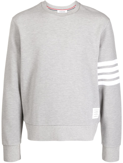 Thom Browne 4-bar Stripe Sweatshirt In Grau