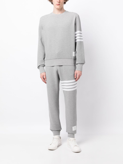 Thom Browne 4-bar Stripe Sweatshirt In Grau