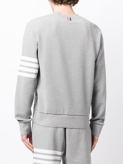 Shop Thom Browne 4-bar Stripe Sweatshirt In Grau