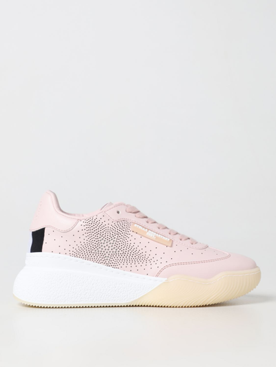 Shop Stella Mccartney Sneakers In Synthetic Leather In Pink