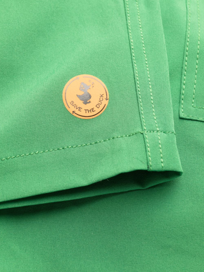 Save The Duck Elasticated Swim Shorts In Green