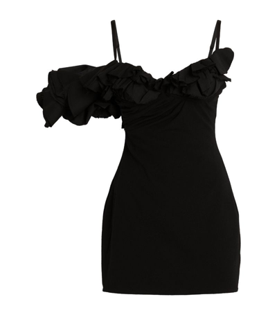 Shop Jacquemus La Duna Mini Dress In Black