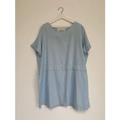 Shop Beaumont Organic Blue Linen Tunic Size S