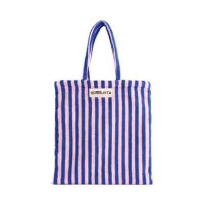 Shop Bongusta Naram Blue/pink Tote Bag