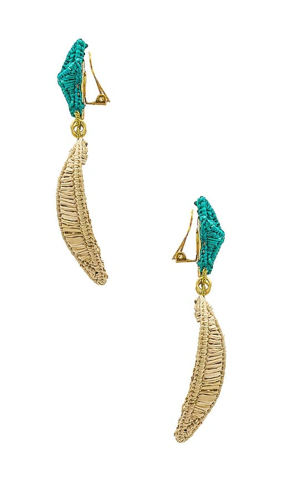 Shop Mercedes Salazar Atria Earrings In Blue