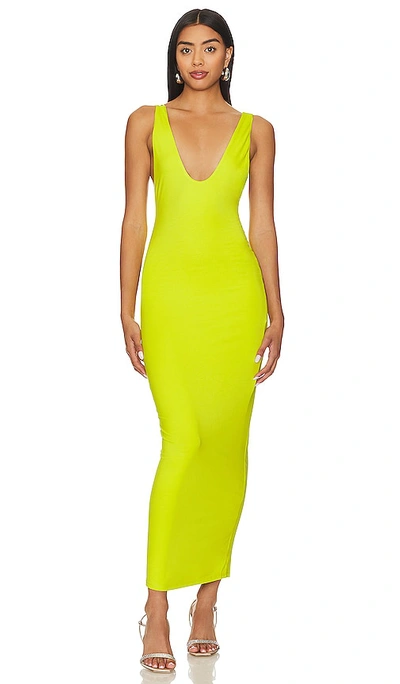 Shop H:ours Selena Midi Dress In Lime Green