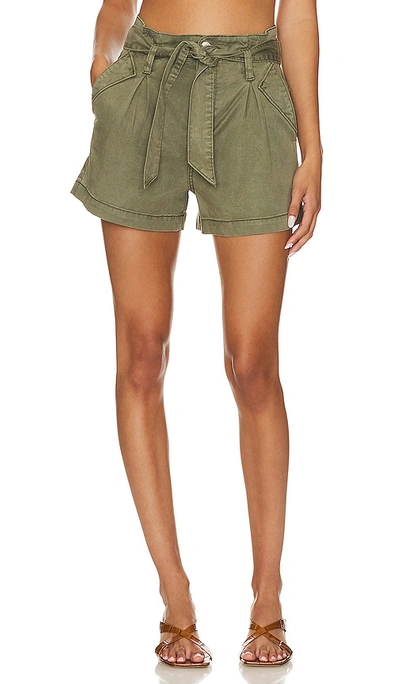 Shop Paige Anessa Short In Vintage Ivy Green