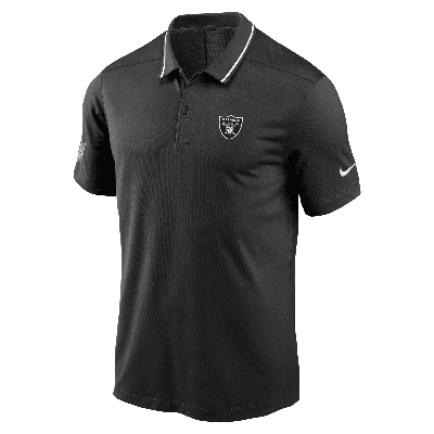 Shop Nike Men's Dri-fit Sideline Victory (nfl Las Vegas Raiders) Polo In Black