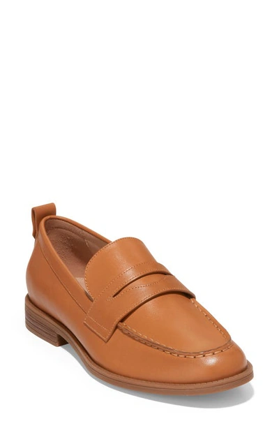 Shop Cole Haan Stassi Penny Loafer In Pecan Leather