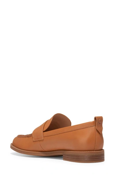 Shop Cole Haan Stassi Penny Loafer In Pecan Leather