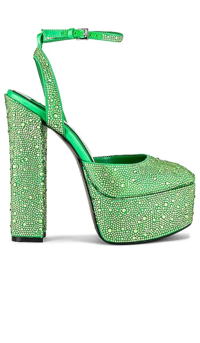 Shop Jlo Jennifer Lopez X Revolve Gabels Platform Heel In Green