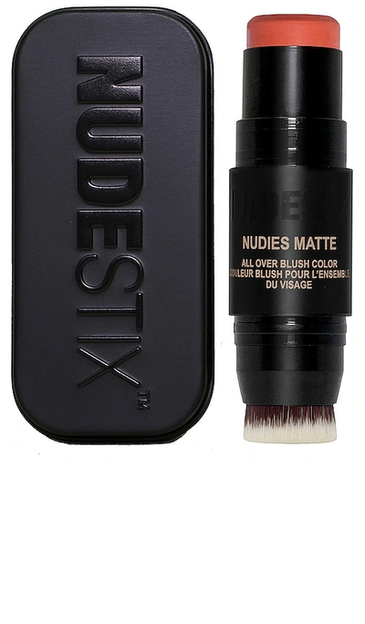 Shop Nudestix Nudies Matte All Over Face Blush Color In Coral