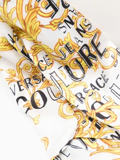 Shop Versace Jeans Couture White Stunning Tote Bag