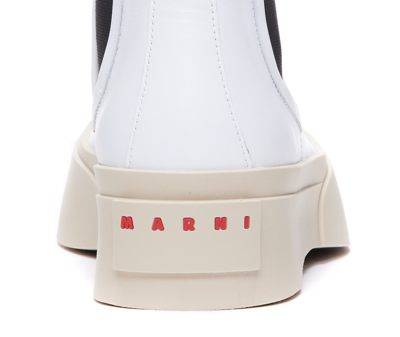 Shop Marni Boots In White