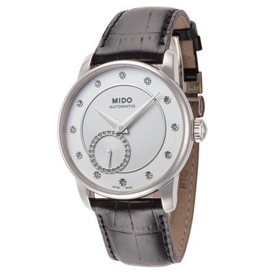 Mido Baroncelli Ii Automatic Diamond Ladies Watch M007.228.16.036.00 In Silver
