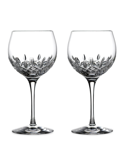 Shop Waterford Lismore Essence Balloon Glasses In Red