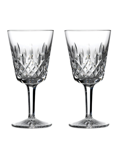 Shop Waterford Lismore Goblet Glasses In Neutral