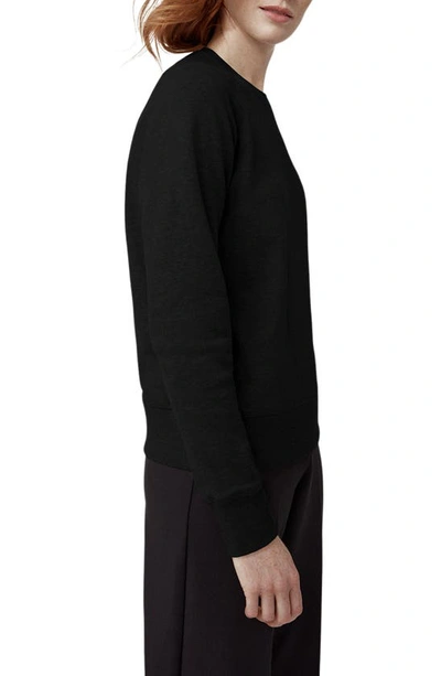 Shop Canada Goose Muskoka Crewneck Sweatshirt In Black - Noir