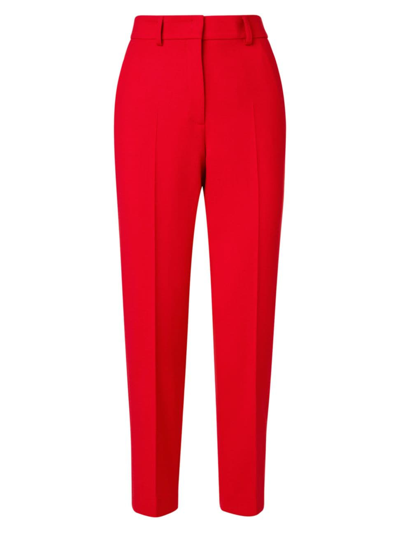 Shop Akris Punto Women's Mikko Tapered Pants In Red