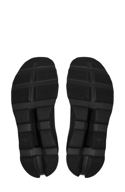 On Cloudmster Void Rubber-trimmed Mesh Running Sneakers In All Black