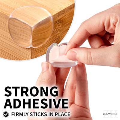 Zulay Kitchen 8 Pack Corner Protector Baby Proof Corners And Edges - Round Table Corner Protectors For Baby In Multi