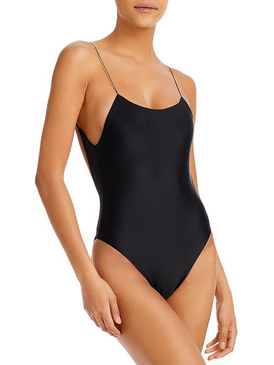 Shop Jade Swim Micro Trophy Womens Pool Beachwear One-piece Swimsuit In Black