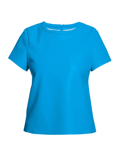 Shop As By Df Women's New Guard Recycled Leather Tee In Nordic Blue