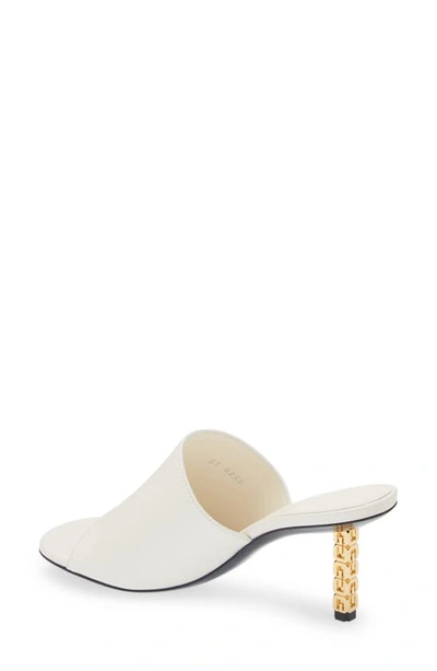 Shop Givenchy Slim G-cube Slide Sandal In Ivory