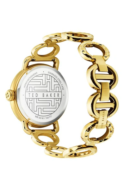 Shop Ted Baker London Victoriaa Bracelet Watch, 34mm In Goldone