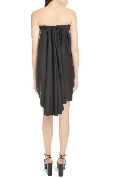 Shop Givenchy Strapless Dress In Black