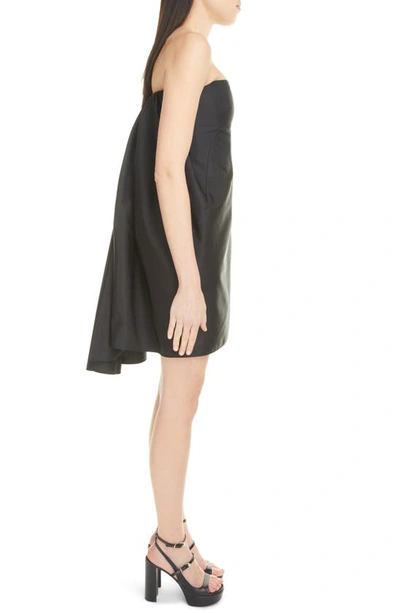 Shop Givenchy Strapless Dress In Black