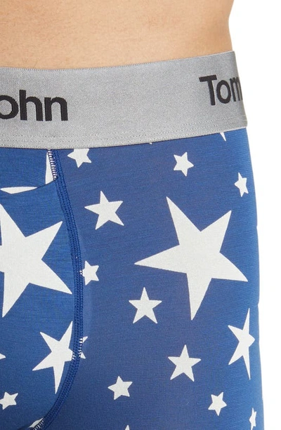 Shop Tommy John Second Skin Boxer Briefs In Bright White Stars