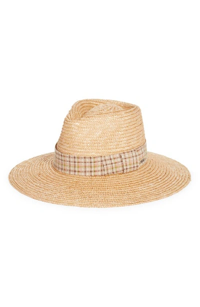 Shop Brixton Joanna Straw Sun Hat In Tan/ Sand