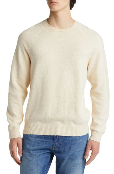 Shop Closed Raglan Sleeve Organic Cotton & Nylon Sweater In Ecru