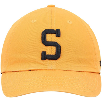 Shop 47 ' Pittsburgh Steelers Clean Up Alternate Adjustable Hat In Gold