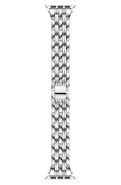 Shop The Posh Tech Stainless Steel Apple Watch® Watchband In Silver